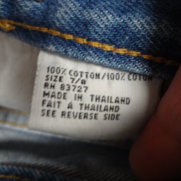 VINTAGE GINO RICCI EMBROIDERED EAGLE AMERICAN FLAG WOMENS JEANS 7/8 (24/30) K890 - Picture 7 of 11